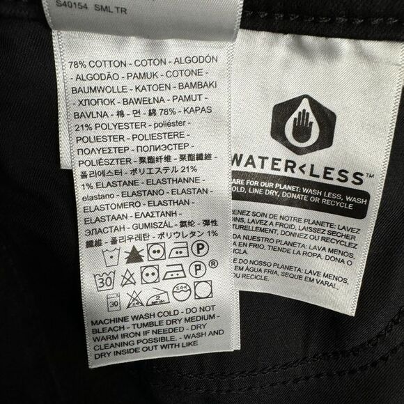 Levi's 315 Shaping Bootcut Jeans Size 28 Black Mid Rise Stretch Western Boho - Picture 7 of 14